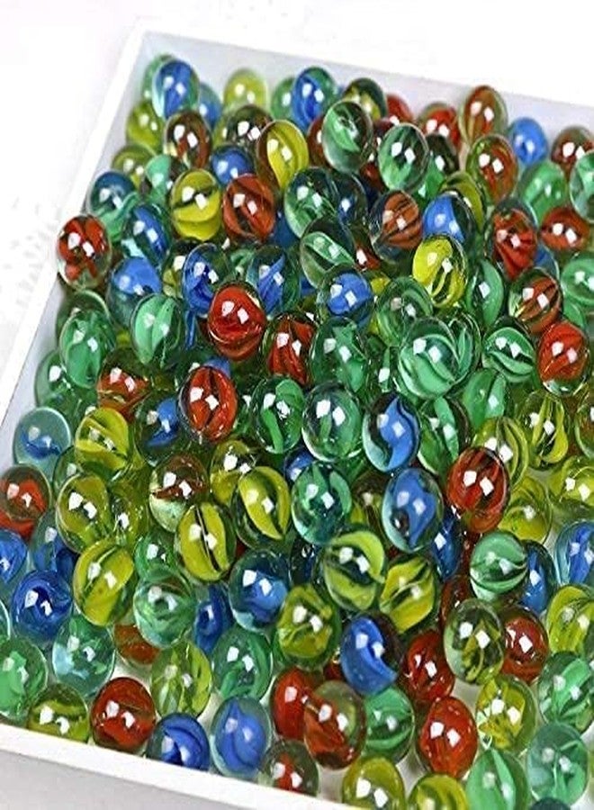 AZE Enterprises Premium Glass Marbles Set (160 Pcs) - Classic Colorful Marble Balls for Kids & Adults | Smooth Shooter Marbles for Games, Aquarium Decor, Crafts, STEM & School ProjectsS - Image 2